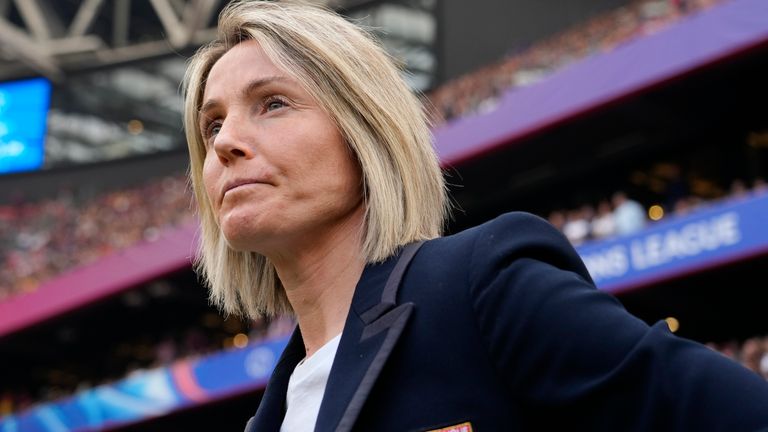 Sonia Bompastor led Lyon to the Women's Champions League final twice, winning in 2022