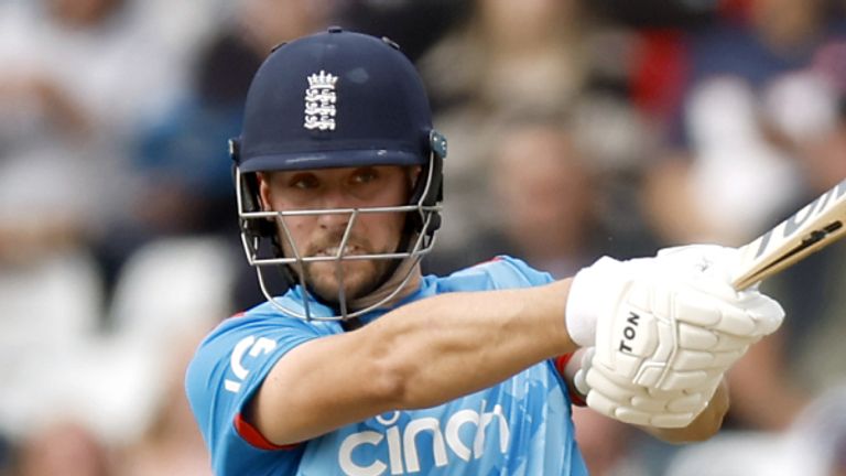 England's Will Jacks hits a four to reach his half century as he bats during the first one day international match at Trent Bridge, Nottingham. Picture date: Thursday September 19, 2024.